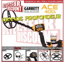 Garrett ACE 400i + 2eme disque au choix