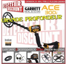 Garrett ACE 300i + 2eme disque au choix