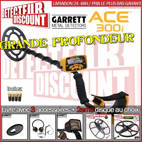 Garrett ACE 300i Pack Grande Profondeur