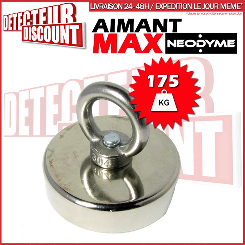 Aimant Néodyme DMD PRO 130 kg d'adhérence