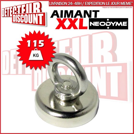 Aimant Néodyme de détection (110 Kg)