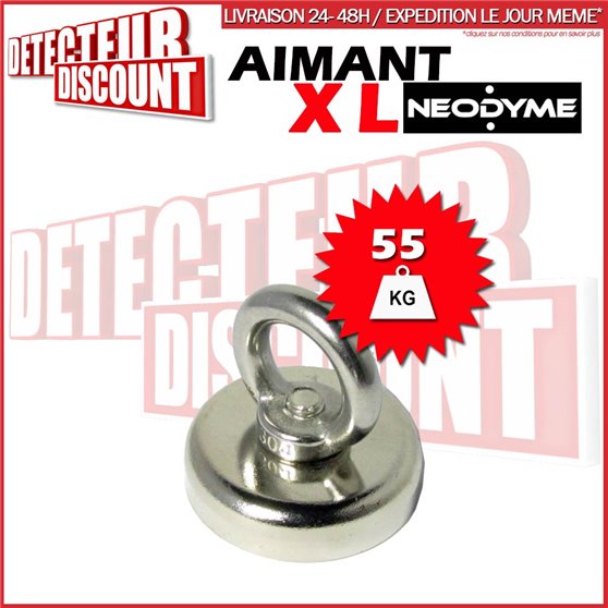 Aimant Néodyme de détection (50 Kg)