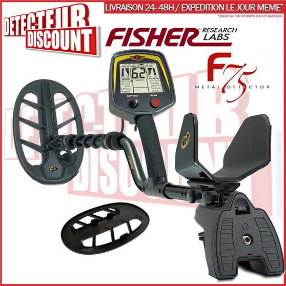 Fisher F75 + casque + protège-disque