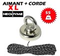 Aimant Néodyme (55 Kg) + corde 30m