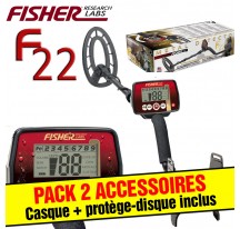 Fisher F22 + casque + p-disque