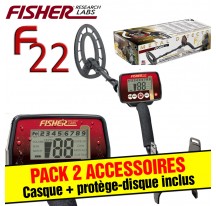 Fisher F22 + casque + protege-disque