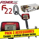 Fisher F22 + casque + protege-disque