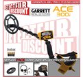 Garrett ACE 300i +casque+protege disque+housse pluie