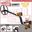 Garrett ACE 400i + casque + protège disque + housse