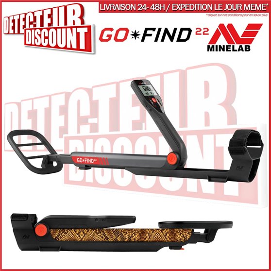 Minelab GOFIND 20 + casque + DVD