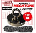 Aimant NEODYME 400kg + corde