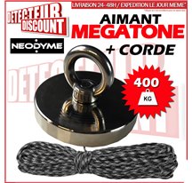 Aimant NEODYME 400kg + corde