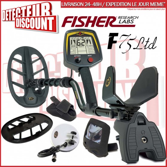 Fisher F75 LTD Black + 2eme disque 12cm