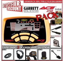 Garrett ACE 250 + 2 accessoires au choix