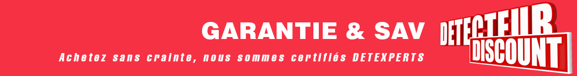 Garantie detecteur de métaux discount detextperts