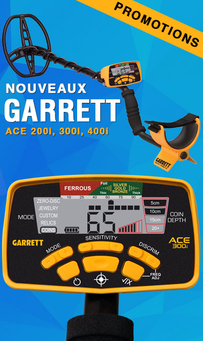 achat détecteur de métal Garrett à petit prix